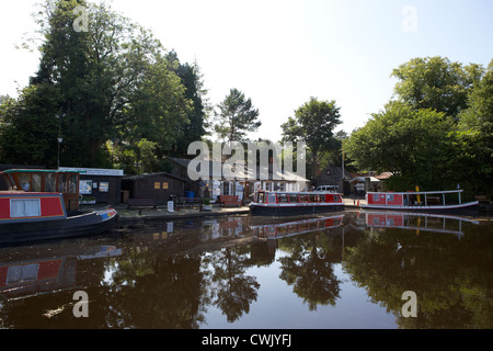 Linlithgow canal centre sulla union canal West Lothian in Scozia Foto Stock