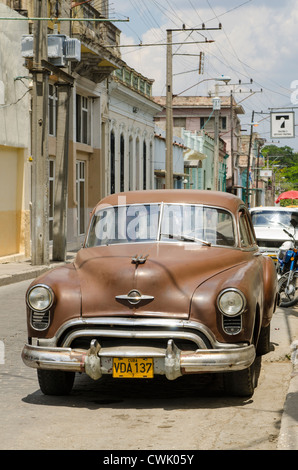 Antico degli anni cinquanta auto, Santa Clara, Cuba. Foto Stock