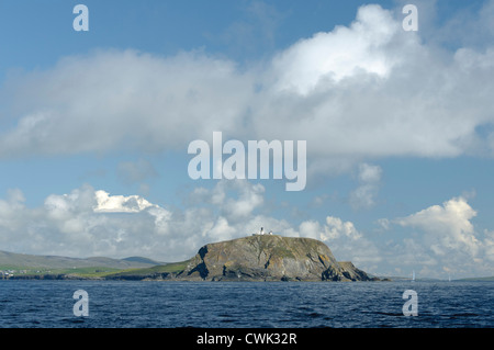 Sumburgh Head nelle isole Shetland in una bella giornata d'estate. Giugno 2012. Foto Stock