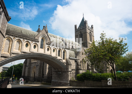 La cattedrale di Christ Church, Dublino Repubblica di Irlanda. Foto Stock