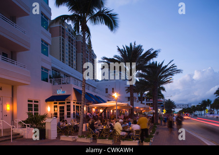 H2O OUTDOOR CAFE SEABREEZE BOULEVARD FORT LAUDERDALE FLORIDA USA Foto Stock