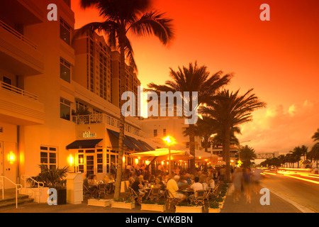 H2O OUTDOOR CAFE SEABREEZE BOULEVARD FORT LAUDERDALE FLORIDA USA Foto Stock