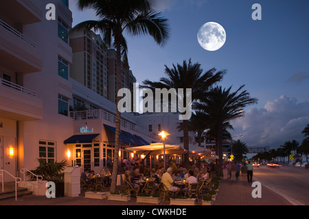 H2O OUTDOOR CAFE SEABREEZE BOULEVARD FORT LAUDERDALE FLORIDA USA Foto Stock