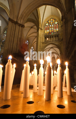 Interno della Basilica di San Pietro in Regensburg, Germania. Foto Stock