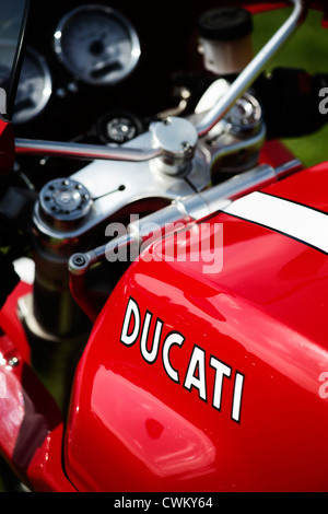 Moto Ducati astratto del serbatoio Foto Stock