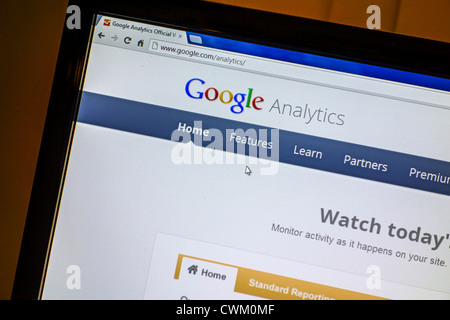 Sito web Google visualizzare sullo schermo del computer Foto Stock