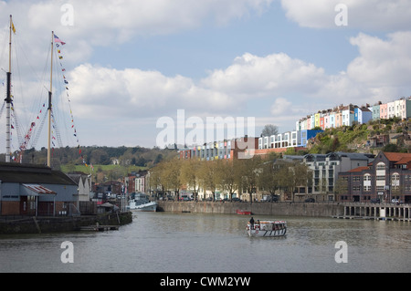 Il Floating Harbour, Bristol, Regno Unito Foto Stock