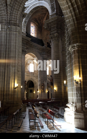 La Cattedrale di San Salvador in Jerez de la Frontera, Andalusia Spagna Foto Stock