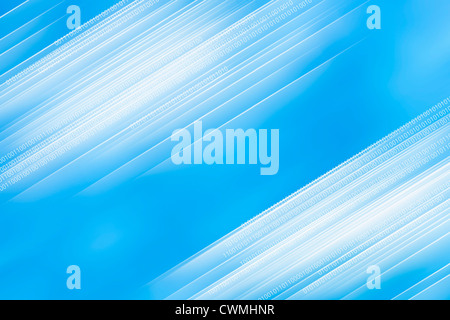 Blu e bianco modello con codice binario Foto Stock