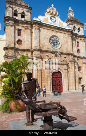 Cattedrale di San Pedro Claver, Cartagena, Colombia Foto Stock