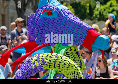 Il 2012 Summer Solstice Parade di "Santa Barbara, California Foto Stock