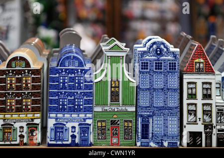 Il Canal House case modello di Delft piccoli souvenir amsterdam holiday gingillo Foto Stock