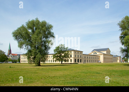 Marstall (stalle), Schwerin, Meclemburgo-Pomerania Occidentale, Germania Foto Stock