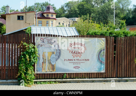 Roznovsky Pivovar fabbrica di birra a Roznov Foto Stock