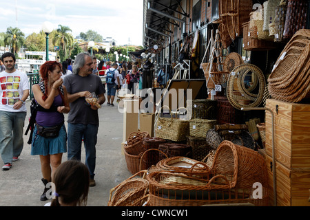 Puerto de Frutos mercato, Tigre, Argentina. Foto Stock