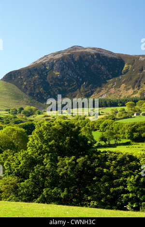 Tre'r Ceiri, Yr Eifl montagne da Trefor, Lleyn Peninsula, Caernarfon, Gwynedd, il Galles del Nord. Foto Stock