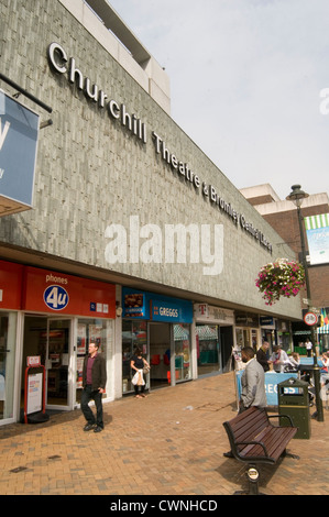 Churchill theatre Bromley Regno Unito library Foto Stock