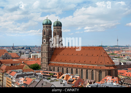 Cattedrale di Nostra Signora santissima, Liebfrauendom, Monaco di Baviera, Germania Foto Stock