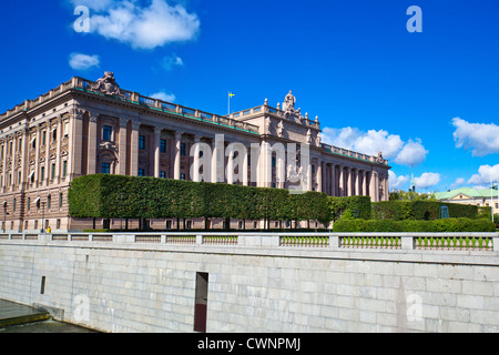 Il Parlamento di Svezia a Stoccolma. Foto Stock