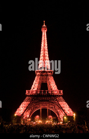 Francia, Ile de France, Parigi Torre Eiffel Foto Stock