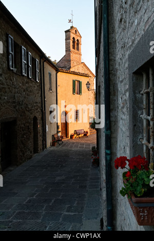 Chiesa di Montegemoli, Toscana Italia Foto Stock