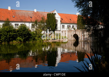 Il castello di Glücksburg, importante castello rinascimentale a Glücksburg, Schleswig-Holstein, Germania, Europa Foto Stock