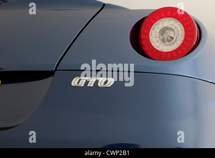 Ferrari 599 GTO 2010 luce posteriore dettaglio Foto Stock