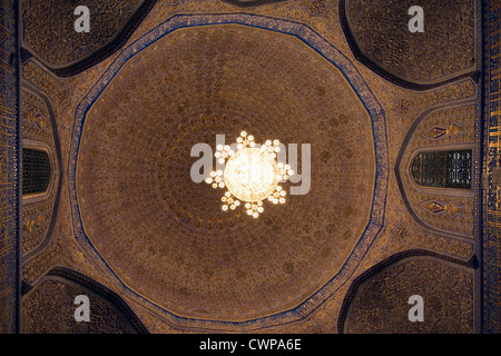 Guri Amir Mausoleo, interno, Samarcanda, Uzbekistan Foto Stock
