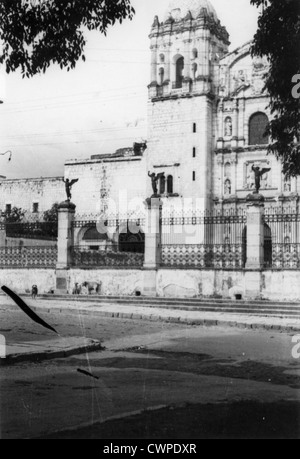 Guatemala America Centrale Luglio 1947 chiesa cattolica Foto Stock