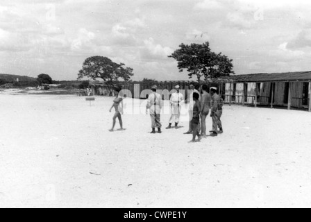 Guatemala America Centrale Luglio 1947 militari Foto Stock