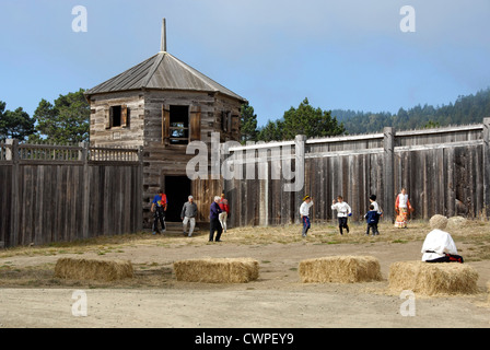 La Chiesa ortodossa russa la celebrazione del bicentenario a Fort Ross State Historic Park in California Foto Stock