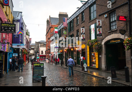 Temple Bar di Dublino, Irlanda Foto Stock