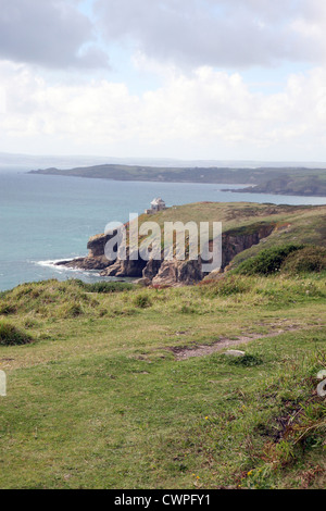 Praa sands Penwith Lizard Cornwall Inghilterra REGNO UNITO Foto Stock