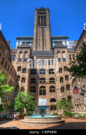 Allegheny County Courthouse nel centro di Pittsburgh, Pennsylvania, USA. Foto Stock