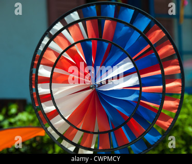 Multi panno ruota mulino a vento Foto Stock