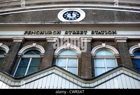 Fenchurch Street Station nella città di Londra Foto Stock