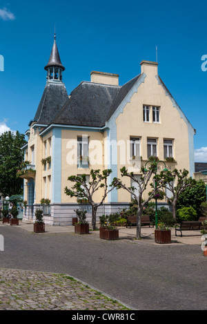 Hotel de ville Malestroit Bretagna Francia Foto Stock