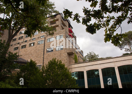 Celtic Manor Resort, casa del 2010 Ryder Cup dove l'Europa batte STATI UNITI D'AMERICA, Newport, Wales, Regno Unito. Foto Stock