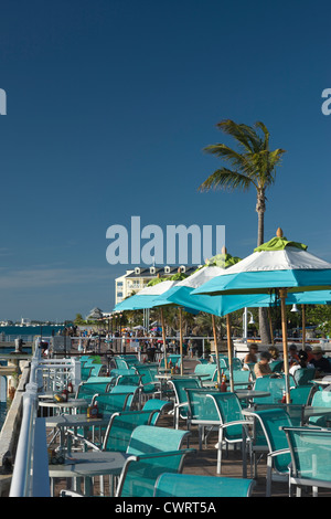 BAR ESTERNO WESTIN HOTEL Mallory Square centro storico quartiere storico di Key West Florida USA Foto Stock