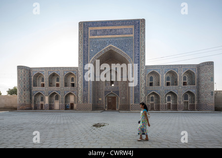 Madrasa di Abdullah Khan, Bukhara, Uzbekistan Foto Stock