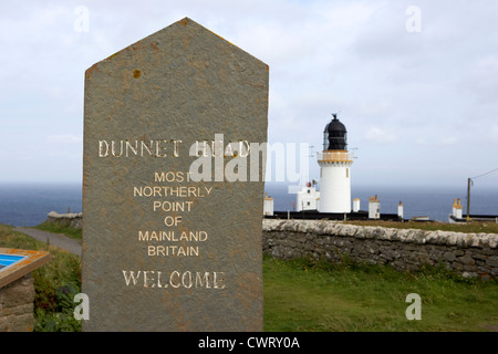 Testa di Dunnett punto più settentrionale del territorio continentale del Regno Unito Scozia uk Foto Stock