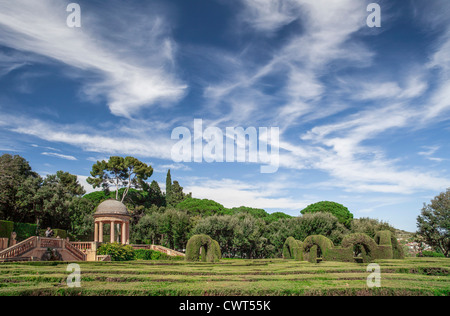 Park del Laberint a Barcellona Foto Stock