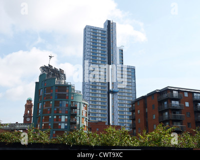 Castello degli studenti sul nuovo Wakefield Street è parte della Università di Manchester Manchester REGNO UNITO Foto Stock