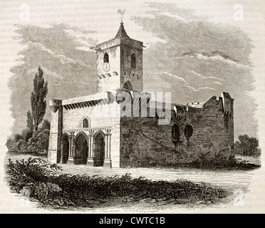 Chiesa di Saint-Martin, Esnandes, Francia Foto Stock