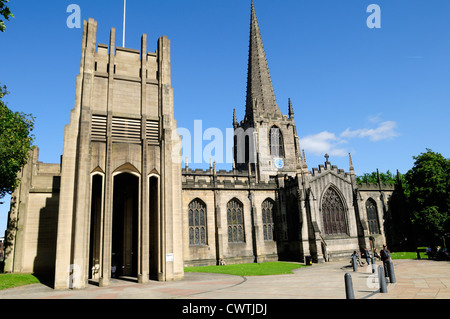 Sheffield Cathedral,San Pietro e di San Paolo. Foto Stock