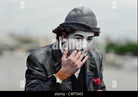 Charlie Chaplin Foto Stock