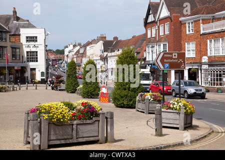 Battaglia dal centro città Foto Stock