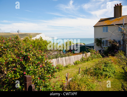 Casa con vista sul mare Foto Stock