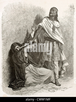 Tewodros II di Etiopia Foto Stock