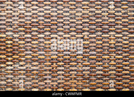 Marrone vimini texture come sfondo Foto Stock